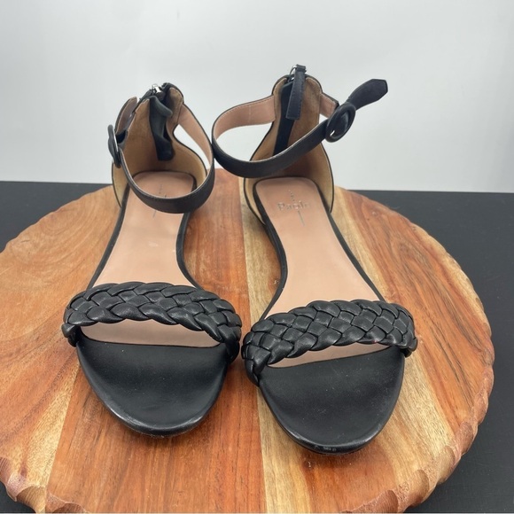 Linea Paolo Womens Lyla Black Ankle Strap Sandals Size 10 Medium (B, M) - Picture 2 of 6